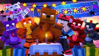 Minecraft FNAF 6 Pizzeria Simulator - FREDDY'S BIRTHDAY! (Minecraft Roleplay)