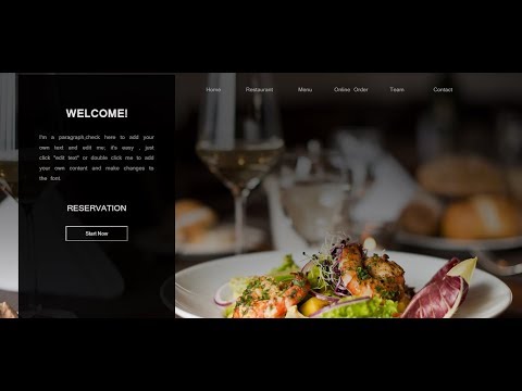 How to Make a Awesome Website for a Restaurant Using HTML & CSS