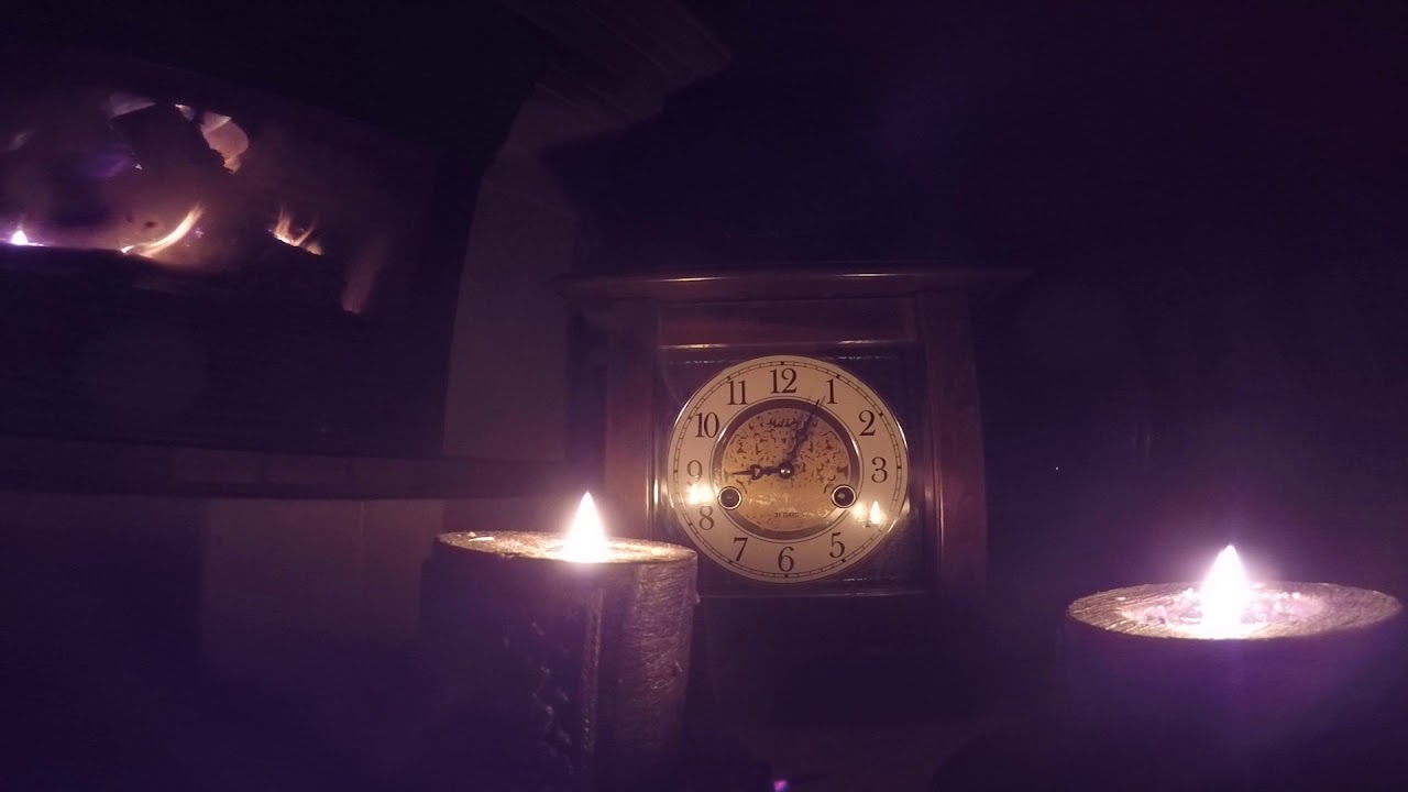 Old clock ticking sound effect by fireplace. Earnectar YouTube