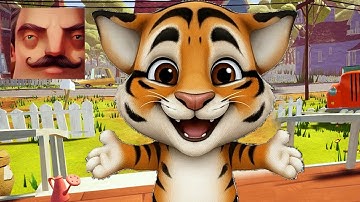 Hello Neighbor - My New Neighbor My Talking Tom Big Tiger Act 2 Random Gameplay Walkthrough