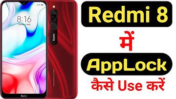 How to lock and unlock apps in Redmi 8 || Redmi 8 me applock kaise use kare ||
