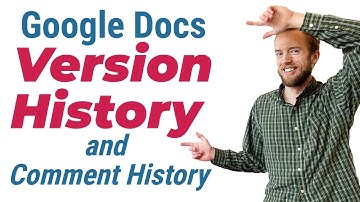Google Docs  Version History and Comment History | how to comment on google docs