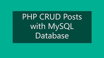 PHP CRUD Posts with Mysql Database | Part 3 : Clean code using Functions and | Using Session