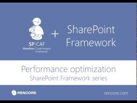 Assuring performance of multiple SharePoint Framework Webparts with SPCAF