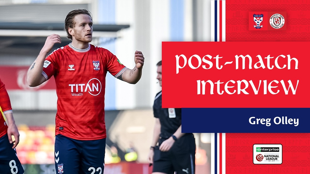 💬 Post-Match Interview | Greg Olley | Brackley Town (H)