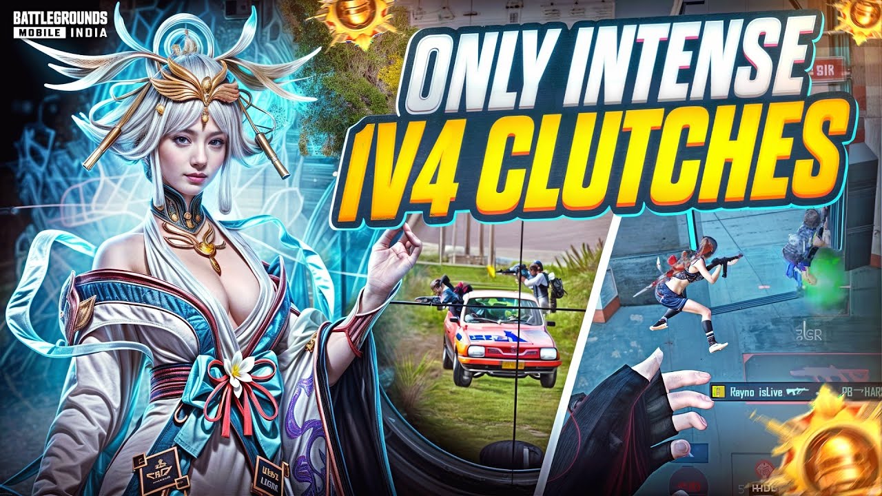 MOST INTENSE 1v4 CLUTCHES 🔱 | BGMI GAMEPLAY VIDEO - YouTube