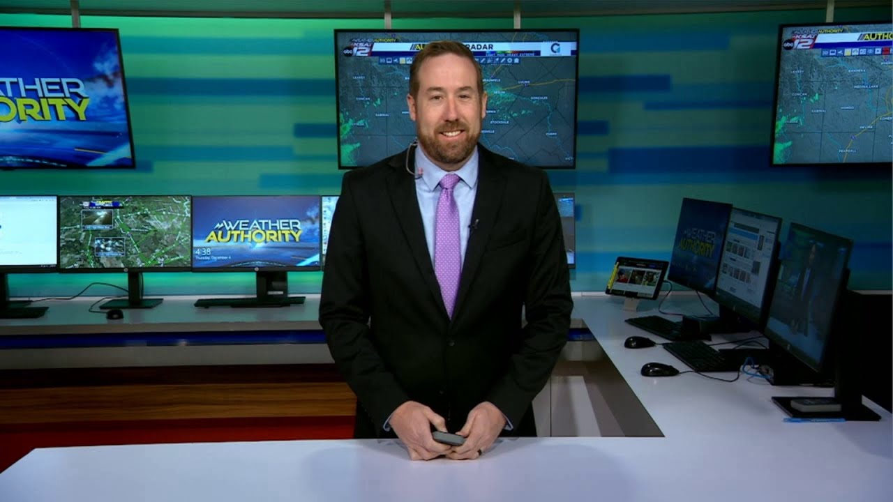 Showers, gradually colder weather today - YouTube