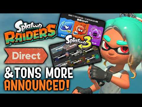 Splatoon Raiders DIRECT Announced + TONS More News!
