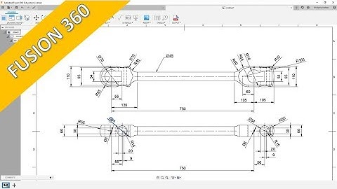 Connecting Rod - Fusion 360 Training - Drafting