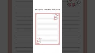 Daily Journal – Printable PDF Notebook https://prinote.gumroad.com/l/DailyJournal