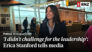 I didnt challenge for the leadership: Erica Stanford fronts media | RNZ