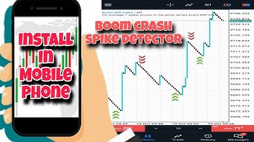 Smashy Boom Crash Phone Spike detector] HOW TO INSTALL IN PHONE MT5 ] Mobile Spike detector  2024