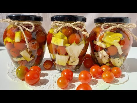 Marinirani mini paradajz za zimu-Marinated mini tomatoes