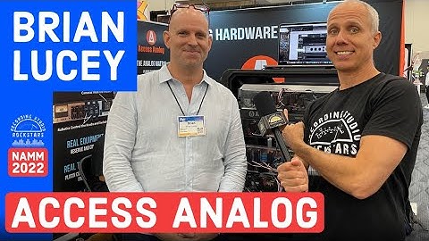 Brian Lucey Shows Us His Mastering Rig At Access Analog! - NAMM 2022