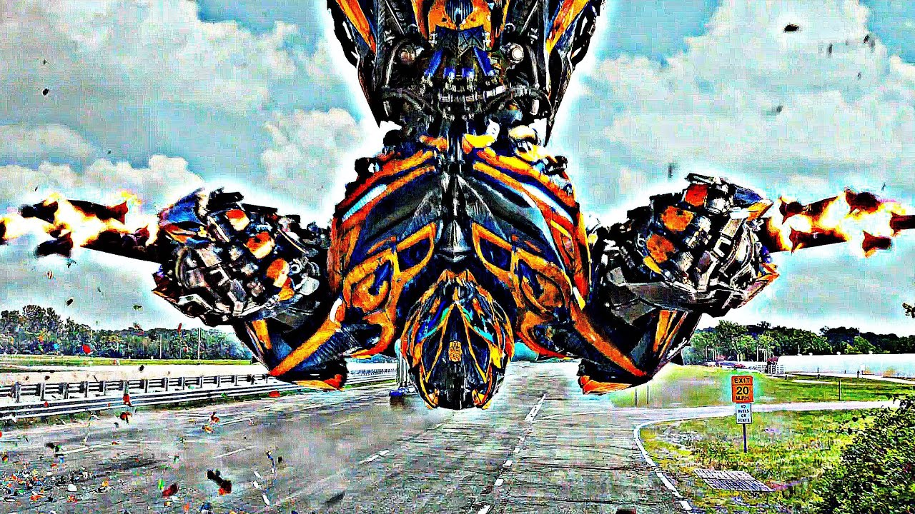 TRANSFORMERS AGE OF EXTINCTION | KSI Robots Attack on Autobots | full HD4K