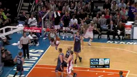 Chris Duhon's emphatic dunk against the Utah Jazz