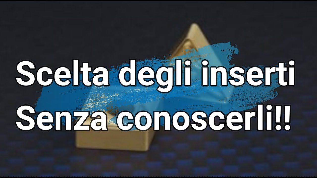 Facciamoci aiutare dall'IA per selezionare gli utensili di tornitura di ogni marca e tipo.