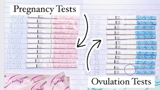 PREGNANCY TEST LINE PROGRESSION VS. OVULATION TEST LINE PROGRESSION | IRREGULAR PERIODS |TTC