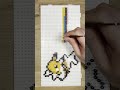 23ème jour du calendrier de l'avent : Pikachu de Noël ! #hamabeads #pixelart #pokemon #shorts