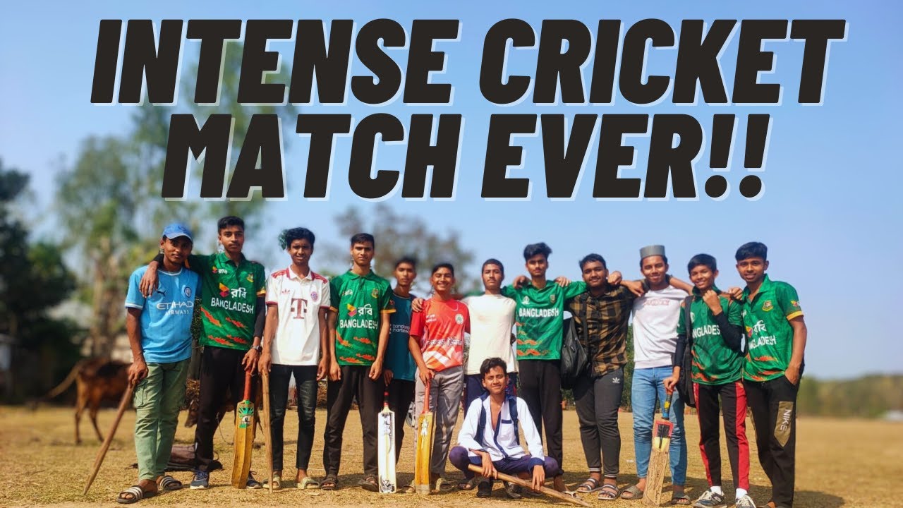 Can i play cricket?? Most intense cricket match I've played. - YouTube