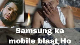 Samsung A35; mobile blast Ho gya #😔😔😔