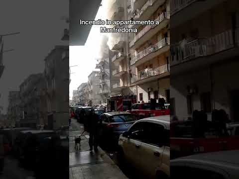 Incendio in appartamento a Manfredonia
