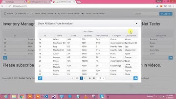 CRUD using Angular 5 and WEB API