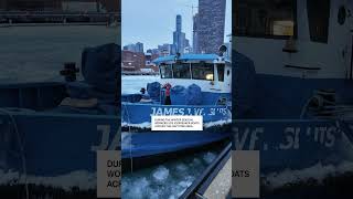 Chicago's ice-breaker boats keep the waterways flowing during winter