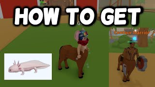 How to Get Centaur or Horse & Beat Centaur Warrior in Animal Simulator Roblox