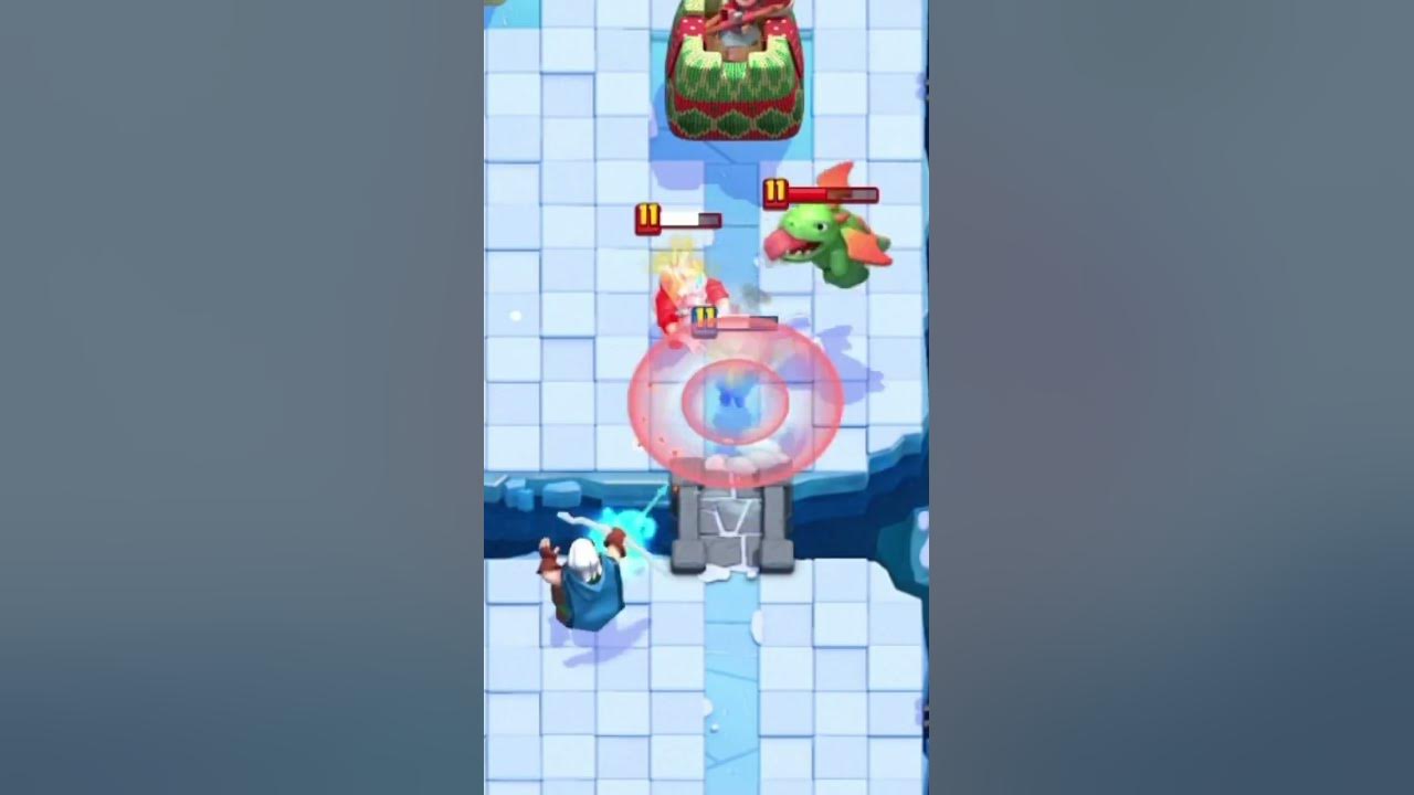 Easy Way to Counter Clone Baby Dragon and Ice Wizard Clash Royale YouTube