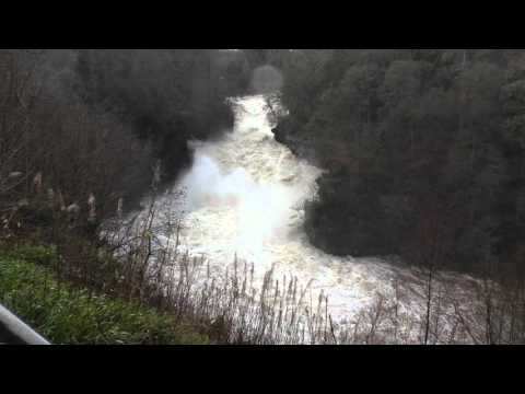 Falls Of Clyde - Corra Linn in full spate