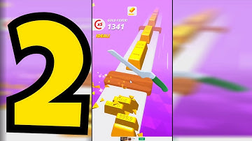 Perfect Slices Gameplay Walkthrough - First Impressions - Level 58 - 74