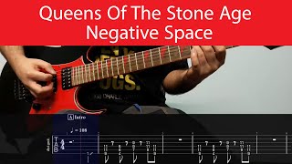 Queens Of The Stone Age - Negative Space Guitar Cover With Tabs
