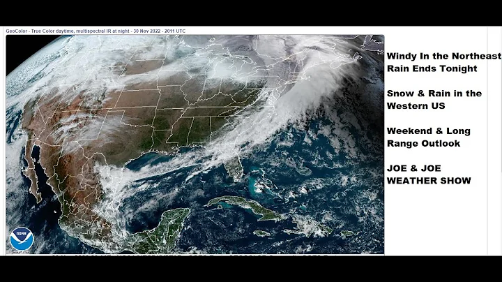 Dry Chilly Weatehr in the East, Snow Rockies Heads...