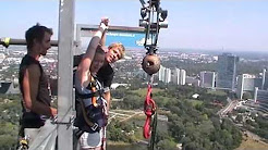 Bungee-Jumping am Donauturm (28.07.13)