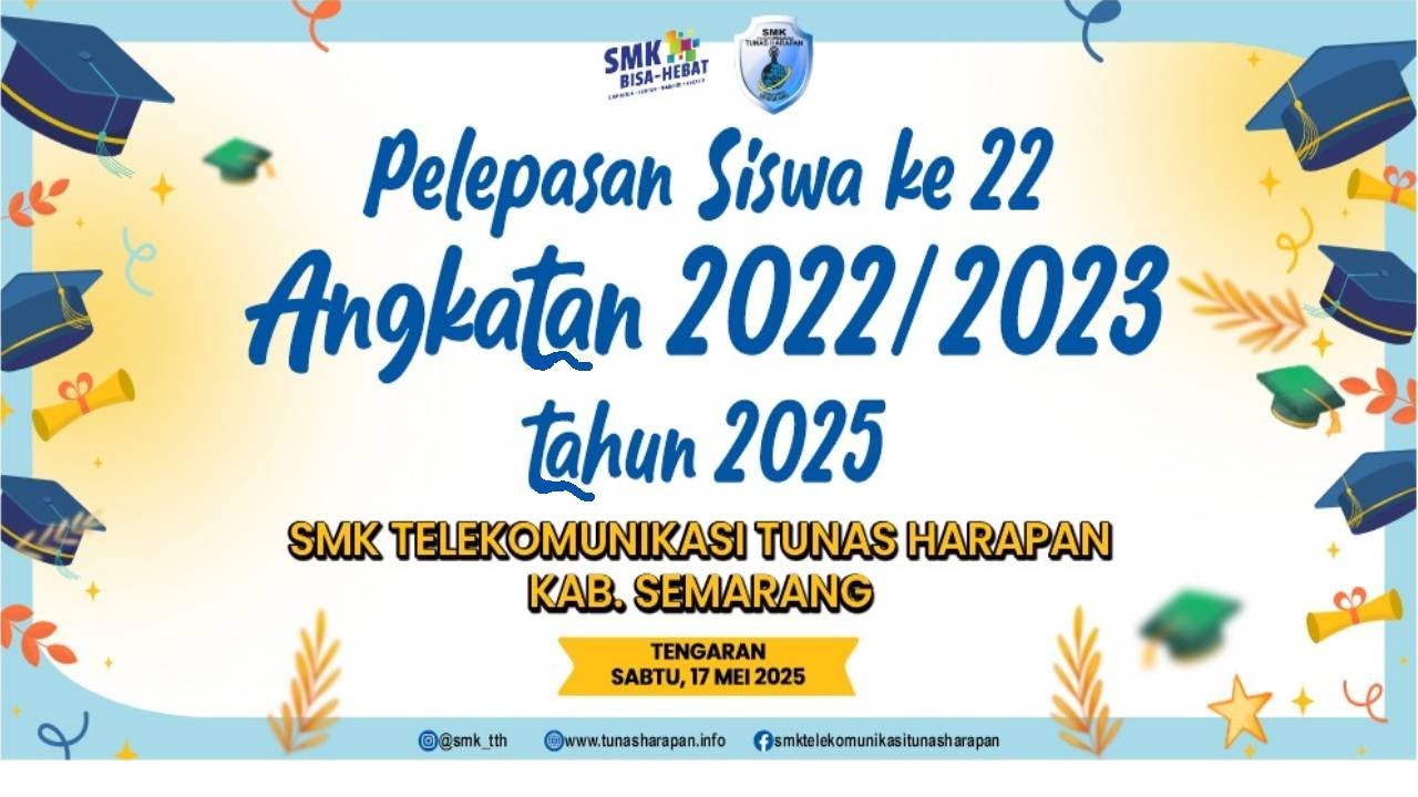 LIVE STREAMING PELEPASAN PESERTA DIDIK ke-22 Th.2025 :: SMK TELEKOMUNIKASI TUNAS HARAPAN
