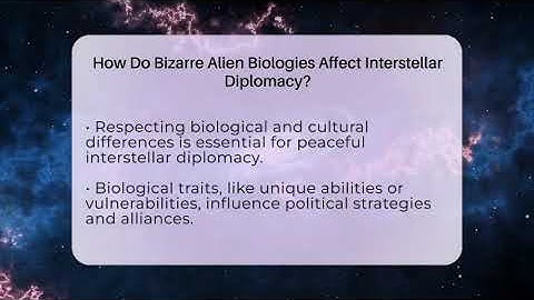 How Do Bizarre Alien Biologies Affect Interstellar Diplomacy? - The SciFi Reel