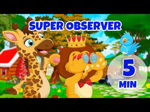 Super Observer - 5 min Giramille | Nursery Rhymes and Kids Songs