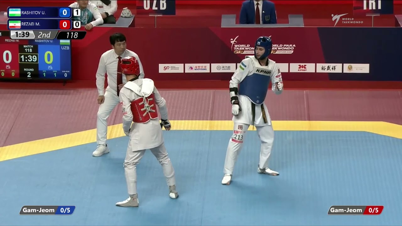 118 R16 M  68kg UZB RASHITOV U  IRI REZAEI M