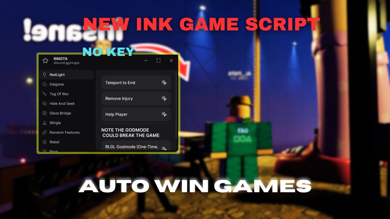 [JUMP ROPE] Ink Game Script - Bypass AntiCheat, Complete Every Game (NO ...