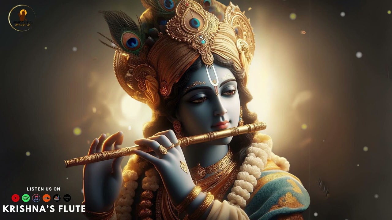 Divine Serenity Krishnas Relaxing Flute Melodies Indian Flute  Remove All Negative Energy