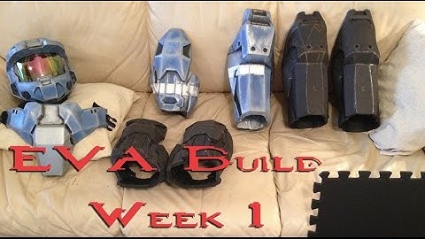 Mark VI Halo Armor EVA Foam Build - Week 1