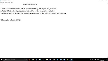ASP NET MVC URL ROUTING