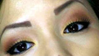 Tutorial: Easy Affordable Autumn Fall Makeup Autumn Fall Trend Makeup Tutorial 2009