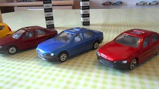 Majorette Peugeot 107, 406, 407