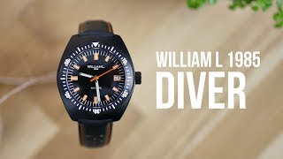 Test Et Avis William L. 1985 Diver, La Montre Automatique Qui Vaut Le Détour