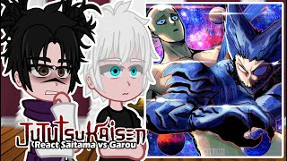 Jujutsu Kaisen React to Saitama vs Cosmic Garou | Gacha React | Jujutsu Kaisen | Tiktok