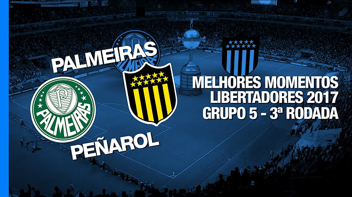 Melhores Momentos - Palmeiras 3 x 2 Peñarol - Libertadores - 12/04/2017