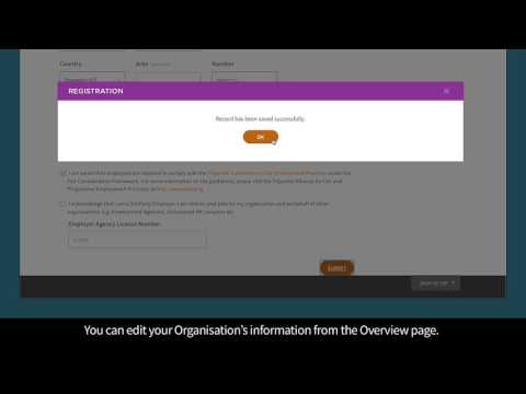Jobs Bank Employers Guide: Chapter 1 - Log in, Register, and Manage Organisation Profile