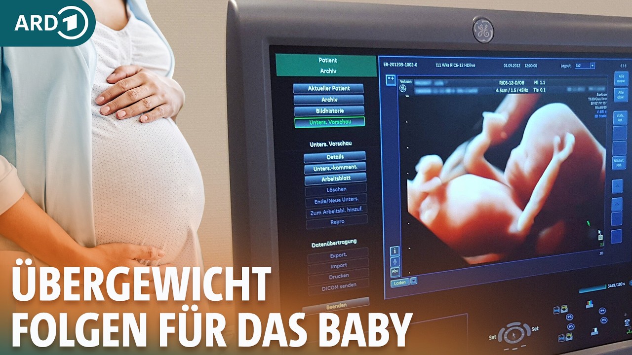 Schwanger und zu dick: Diese Auswirkungen kann Übergewicht für das Baby haben I ARD Gesund